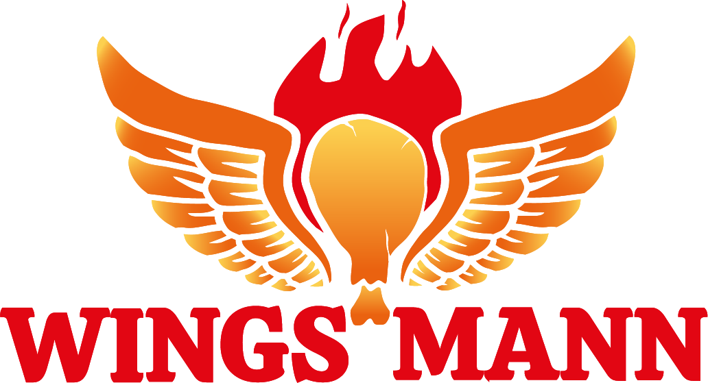 Logo des WINGS MANN Food-Trucks.